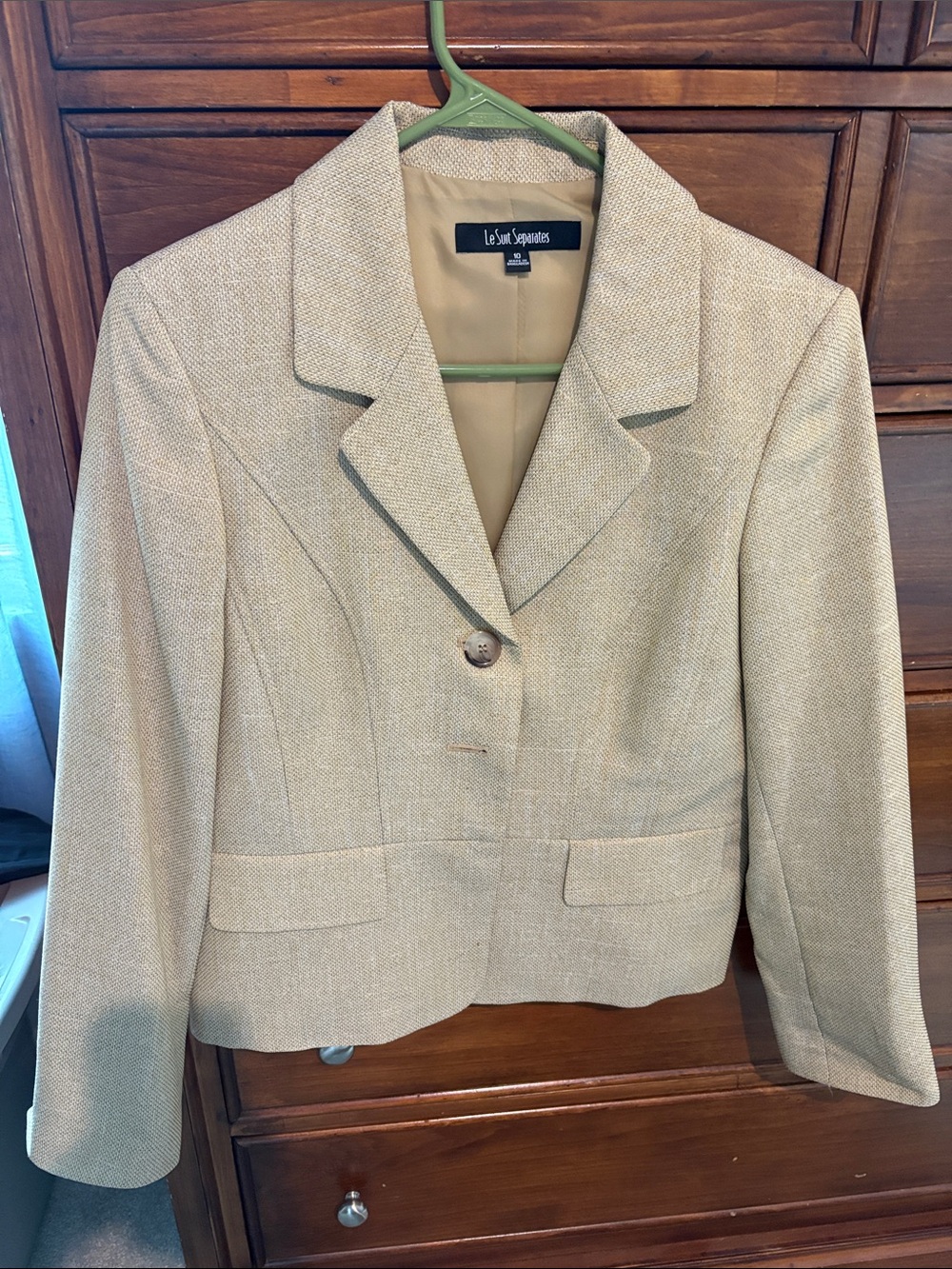 Women's Tan Tailored Blazer